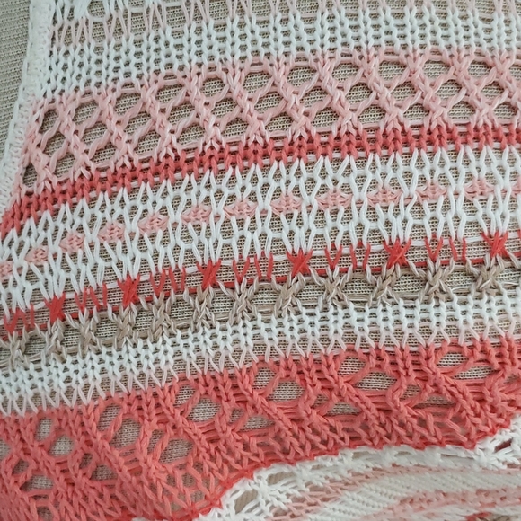 Tommy Bahama fringe sleeve sweater - Picture 2 of 4